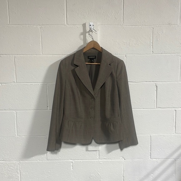 Lane Bryant Taupe Blazer Sz 16 - Picture 1 of 3